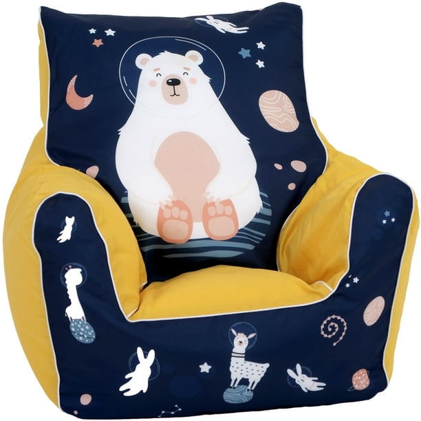 DELSIT Children's Bean Bag Chair, Kids Soft Bean Bag Chair, Kids Bean