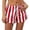 Red, variant on CAIXIA Summer Shorts for Women 2026 Elastic Waist Drawstring Women's Athletic Sports Shorts Stretchy Womens Bermuda Shorts Lounge Shorts Wide Leg Skorts with Pockets