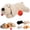 White, variant on Cat Calming Toy with Realistic Heartbeat Soft Plush Soothing Interactive with Calming Heartbeat Sound Comfort Anxiety Relief & Stress for Cats and Dogs Sleep