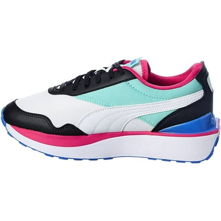 

Puma Women s Cruise Rider Flair Sneaker WHT/B-9