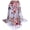 White, variant on Scarf For Women Floral Print Long Wrap Scarf With Flowing Drape For Travel Events And Everyday Styling Womens Scarf