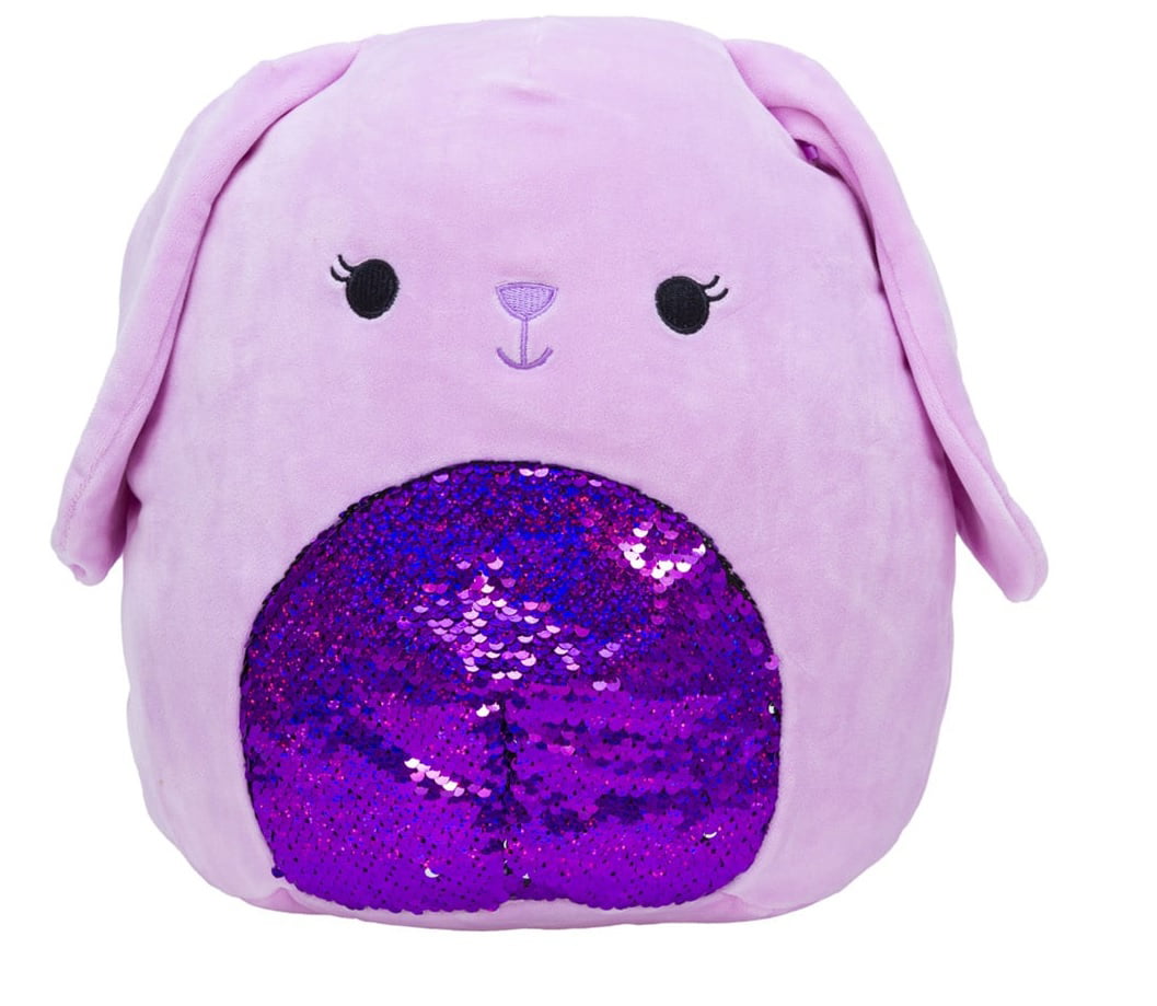 Squishmallow Buttons Blue Easter Bunny 16” Stuffed Animal 2021 Sequin Belly for sale online 