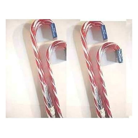 12 Lighted Candy Cane Pathway Markers (28") - Set of 12 (4-3 Packs) - Christmas Outdoor Pathway Lights