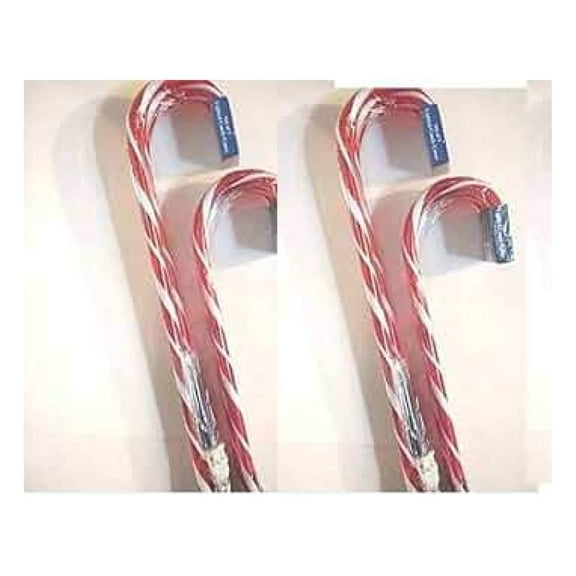 12 Lighted Candy Cane Pathway Markers (28") - Set of 12 (4-3 Packs) - Christmas Outdoor Pathway Lights