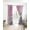 Pink, variant on Red Black Ombre Blackout Curtains 39 Inches Long,Thermal Insualted Grommet Curtains & Drapes,Modern Geometric Abstract Aesthetics Cream Room Darking Curtains for Living Room 2 Panels 27.5"W x39"L