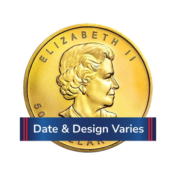 Random Date Canada $50 1-oz Gold Maple Leaf .9999 Fine Brilliant Uncirculated