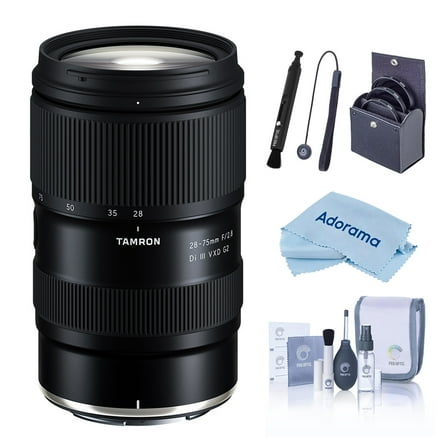 Tamron 28-75mm f/2.8 Di III VXD G2 Lens for Nikon Z, Black, Bundle with 67mm Filter Kit, Cleaning Kit, Lens Cap Tether and Cleaning Cloth