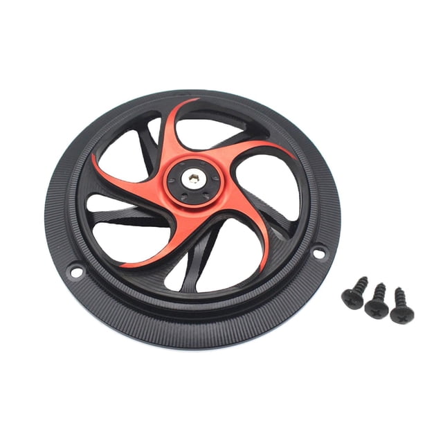 5,70 pulgadas de diámetro. Decoración de la cubierta del ventilador de la motocicleta del motor con tornillos para Piaggio rojo Sharpla protector del ventilador del motor de la motocicleta