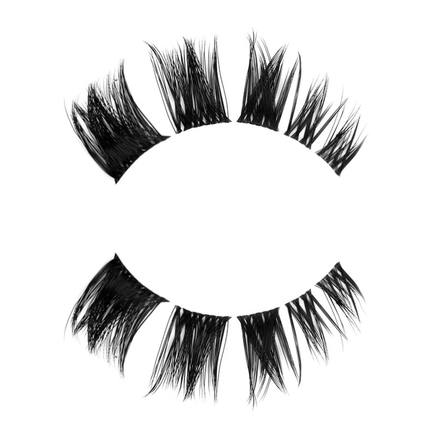 DesignerLash Kit-Cat Eye - Black Eyelash Extension Kit - Enhance Your Look with 2 Sets of Lashes with Adhesive, Tools & Brush