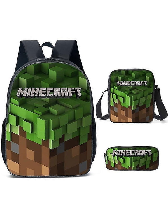 Minecraft Primary And Secondary School Schoolbags Minecraft Game Peripheral Backpack