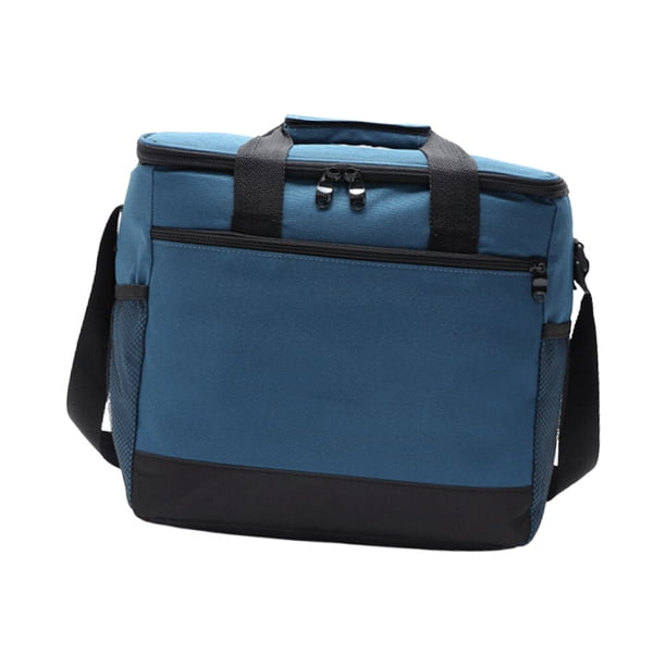 unbranded Bolsa Cooler Aislante Azul Con Protección Térmica Y Material Resistente Para Camping