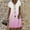 Pink Holiday Dresses for Women, variant on Dyegold Sundresses for Women Casual Beach - Plus Size Summer Dresses Womens V-Neck Short Sleeve Ombre Tie Dye Midi Sun Dresses Summer Swing Beach Tunic Dresses