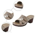 thumbnail image 6 of Wovix House Slipper For Women Open Toe Sandals Dressy Casual Shoes -On Footwear Daily Wear, 6 of 9