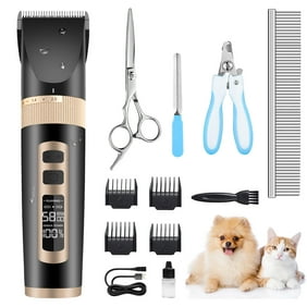 Clearance!Dog Clippers Best Choice For Pets, Dog Clippers For Thick Fur Has Safe And Sharp Blade, Electric Dog Clippers Heavy Duty With Low Vibration, Wahl Dog Groom Clippers For All Pets, J31