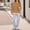 Brown, variant on IUYRTFE Women's Relaxed Crew Neck Sweatshirt Long Sleeve Pullover with Contrast Trim Casual Layered Look Top