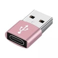 thumbnail image 1 of 5xMulticolor 2-in-1 USB a USB C Converter Adaptador para transferencia de datos de PC portátil Rose Gold 6 piezas, 1 of 8
