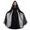 Black, variant on Fortwear Hooded Tulle Cape for Women, Sheer Long Mesh Cloak, Halloween Witch Ghost Vampire Cosplay Costume, 5 Colors Available