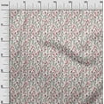thumbnail image 3 of oneOone Cotton Flex Red Fabric Leaves & Clover Craft Projects Decor Fabric Printed By The Yard 40 Inch Wide, 3 of 5