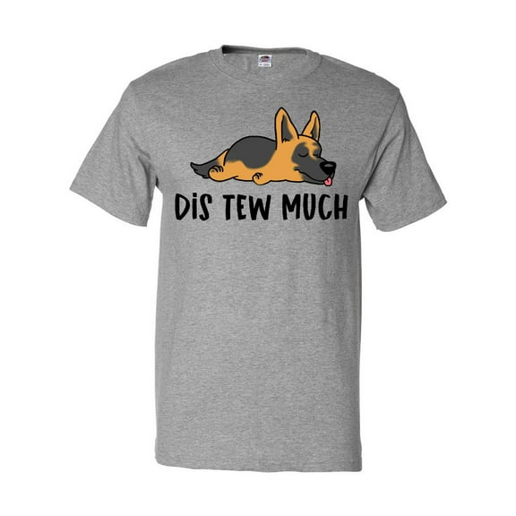 Inktastic Napping Dis Tew Much German Shepherd T-Shirt