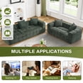 thumbnail image 5 of Rophefx Modern Upholstered Cloud Sofa, Chenille 2 Seater and 3 Seater Sofa Set Deep Seat Compression Couch, No Assembly Required, 5 of 9