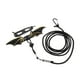 thumbnail image 2 of Arnés con correa para reptiles, loros y aves, color negro Negro + Dorado-S, 2 of 9