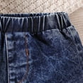 thumbnail image 6 of Jamsmile Toddler Boys Outfit Sets Summer Short Sleeve Dinosaur Print Tshirts With Denim Shorts Two Piece Daily Wear, 6 of 7
