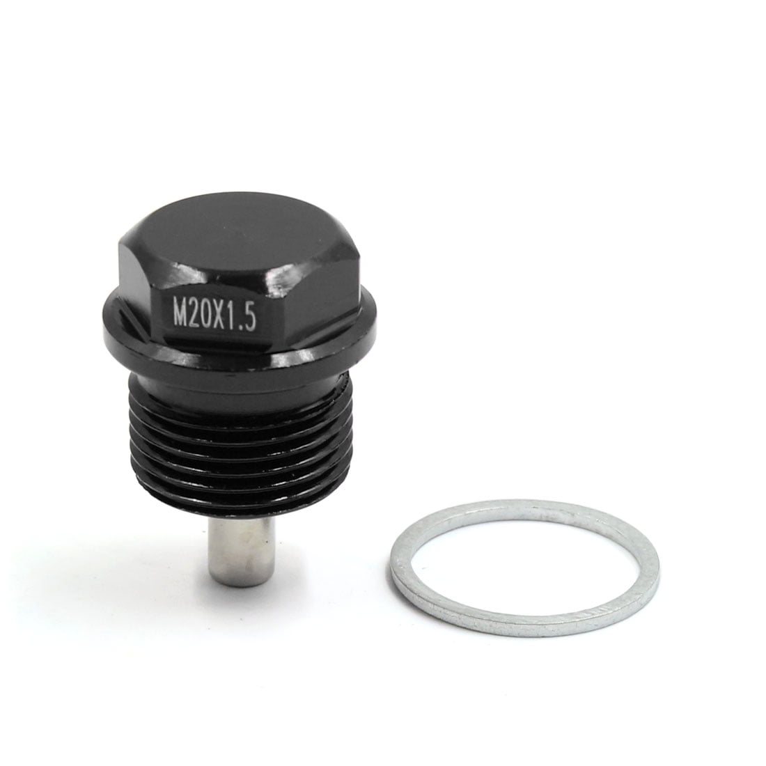 M20 x 1.5 Black Aluminum Alloy Engine Oil Pan Drain Bolt Screw