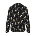 thumbnail image 2 of Picia Playing Music Skeletons Women's Men's UPF 50+ Sun Protection Hoodie Shirt Long Sleeve SPF Fishing Outdoor UV Hiking Lightweight Shirts-Large, 2 of 9