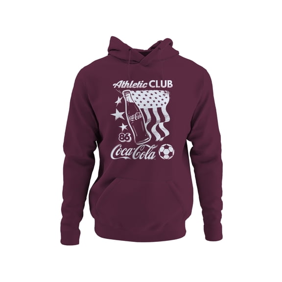 Officially Licensed Coca Cola Athletic Club Retro Men's Hoodie
