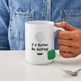 thumbnail image 4 of CafePress - Golfball Large Id Rather Be Golfing Large Mug - 15 oz Ceramic Large White Novelty Mug, 4 of 6