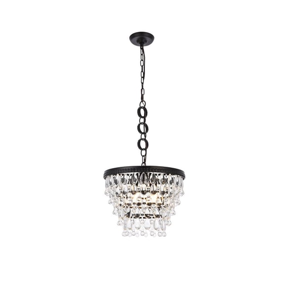 Nordic 4 lights black pendant