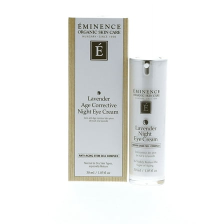 Eminence Organic Skincare Lavender Age Corrective Night Eye Cream, 1.05 Ounce