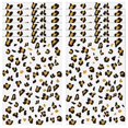 thumbnail image 1 of 12 Sheets Cheetah Temporary Tattoo Temporary Whisker Tattoos Leopard Print Temporary Tattoos Brown Leopard Face Stickers Gold Temporary Tattoos Cheeta, 1 of 5