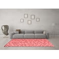 thumbnail image 3 of Ahgly Company Indoor Rectangle Abstract Red Modern Area Rugs, 5' x 7', 3 of 4