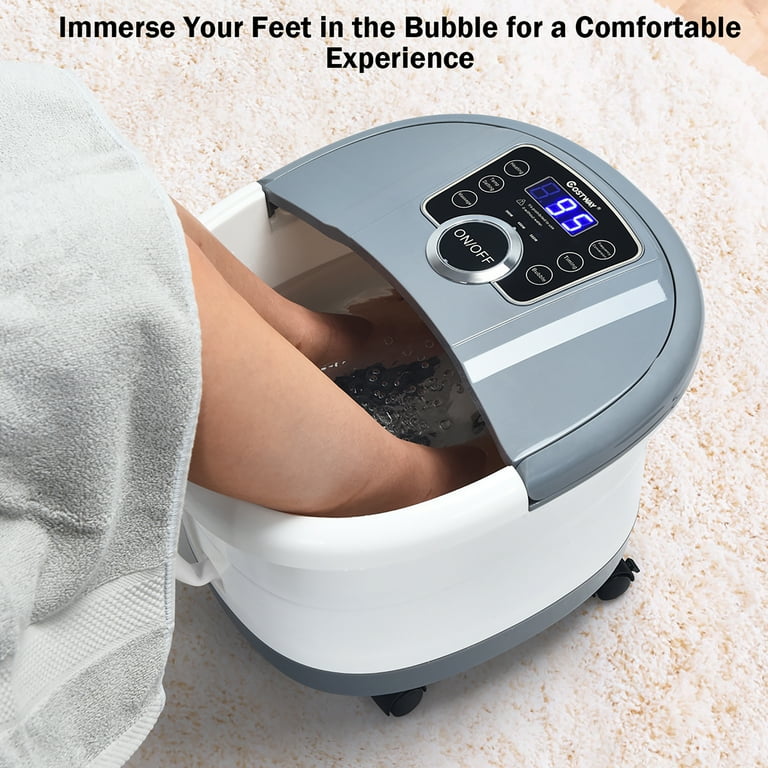 メッヅキュー Costway Portable Multi-function Electric Foot Spa Bath