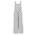 thumbnail image 3 of TBWNWG Girls Casual Wide Leg Romper Polka Print Front Pockets Kids Stylish Loose Fit Piece Jumpsuit for Children Daily Wear, 3 of 5