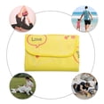 thumbnail image 6 of Unique Bargains Picnic Blanket Beach Mat Lightweight with Handle Yellow 150x100, 6 of 7