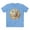 Carolina Blue, variant on Medallion Shirt, Shirt with Medallion, Tee Shirt with Medal