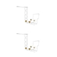 thumbnail image 3 of Kearding RecabLeght Rack Estante de baño sin perforaciones Cesta esquinera, 3 of 6