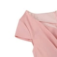 thumbnail image 6 of Cocktail Dresses for Women 2025 Summer Wedding Guest Fit and Flare Dress for Women Pink XXL, 6 of 7