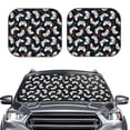 thumbnail image 2 of Easygdp Game for 2 PCS Foldable Car Sun Shade Front Windshield Sun Protection Cover for Car, SUV, Truck-Medium, 2 of 6