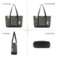 thumbnail image 6 of FORMRS Canvas Laptop Tote Bag for Women with 15.6" Computer Compartments Shoulder Handbag, Christmas Holly Leaves, 6 of 6