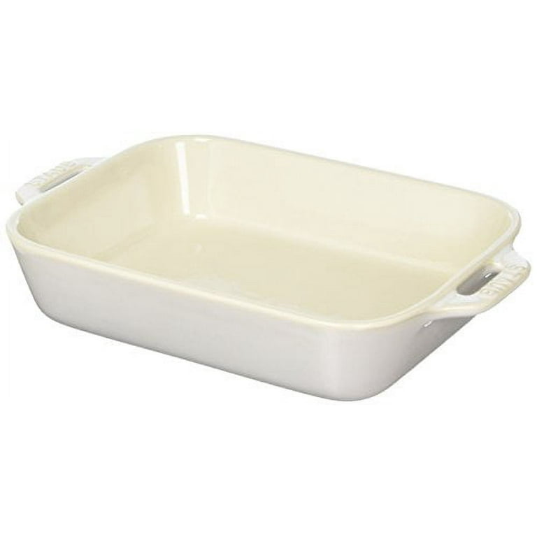 Staub Ceramic Rectangular Baking Dish 7.5 x 6 in Cherry