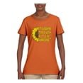 thumbnail image 2 of Wild Bobby, I'm Sunshine Mixed With A Little Hurricane , Inspirational/Christian, Women Graphic Tee, Orange, Small, 2 of 5