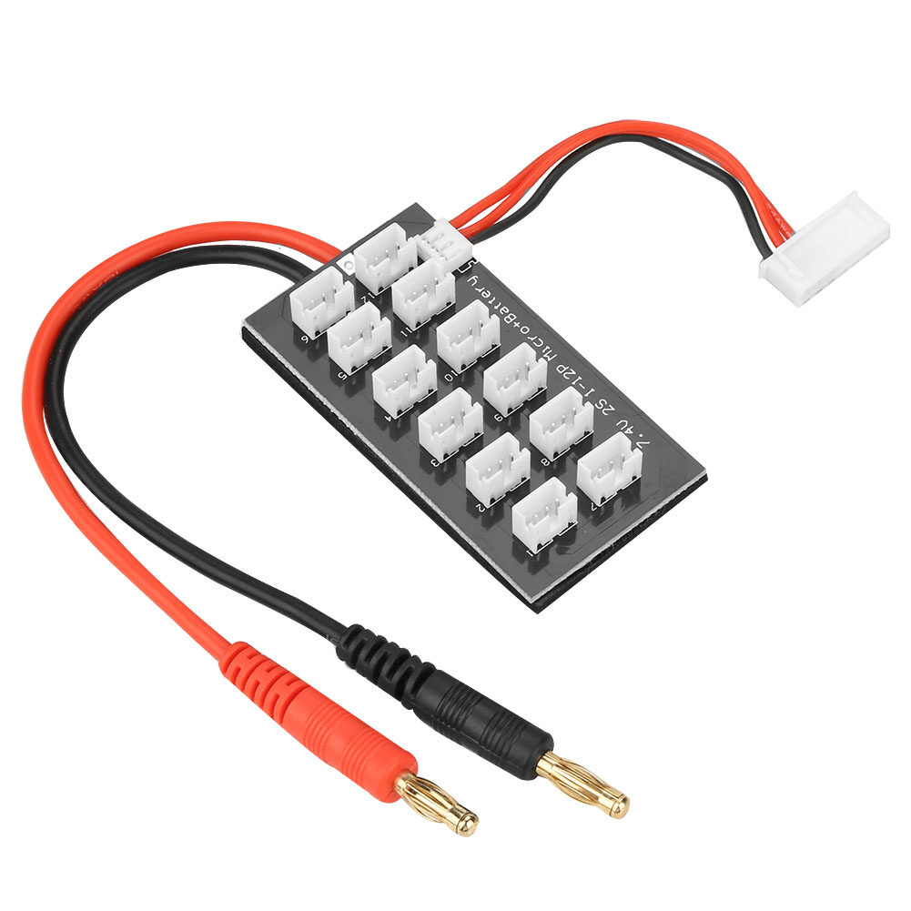 Carte De Parallèle - CIKONIELF - Compatible Avec Batteries Lipo 1S/2S/3S - Affichage De Tension