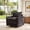 Gray, variant on Ovios Swivel Accent Chairs Set Modern Corduroy Upholstered Living Room Chairs with 360° Rotation and Pillows Comfy Lounge Armchairs for Bedroom or Office, Black