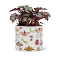 thumbnail image 3 of Abbott Small Allover Bugs Planter – Colourful Insect & Butterfly Pattern, Ceramic, 4.5" Diameter – Bright Nature-Themed Planter, Graphic Decor Accent, 3 of 3