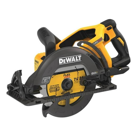 Sierra Flexvolt 60v Max Tipo Gusano 7 1/4 In Madera Dewalt