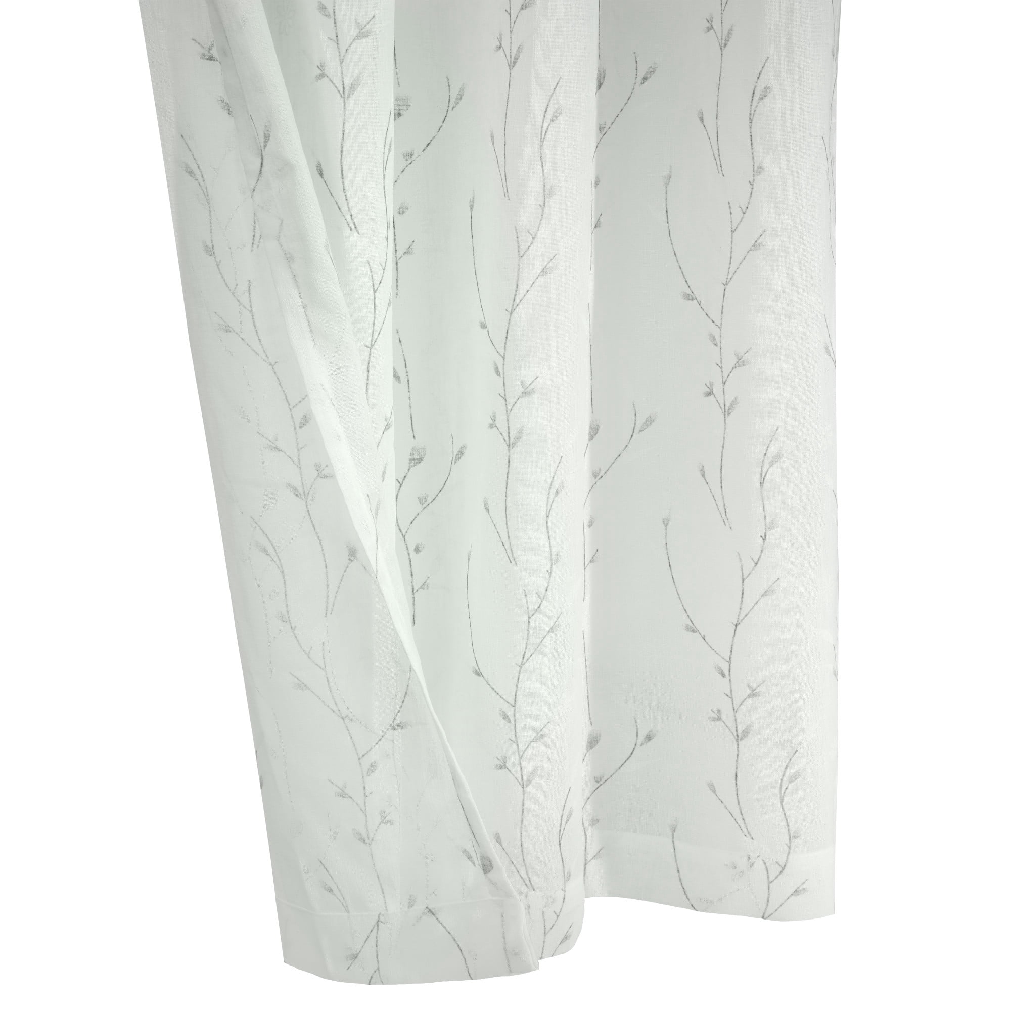 Loft Living Iyo Light Filtering Grommet Indoor Curtain 52 x 84 in White