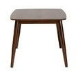 thumbnail image 4 of Baxton Studio Flora Mid-Century Modern Walnut Brown Finished Wood Dining Table, 4 of 9